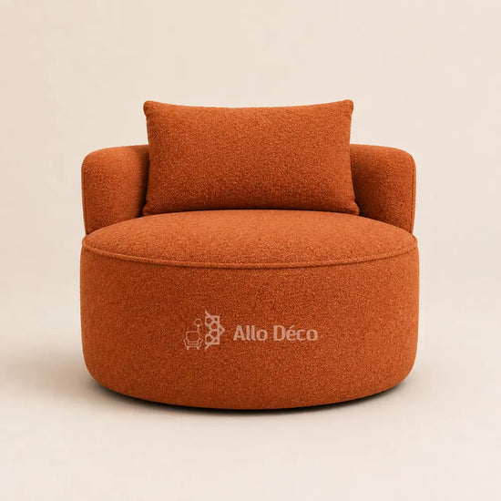 Fauteuil BAMBO 90 cm Allodeco – Rond & bouclette cosy