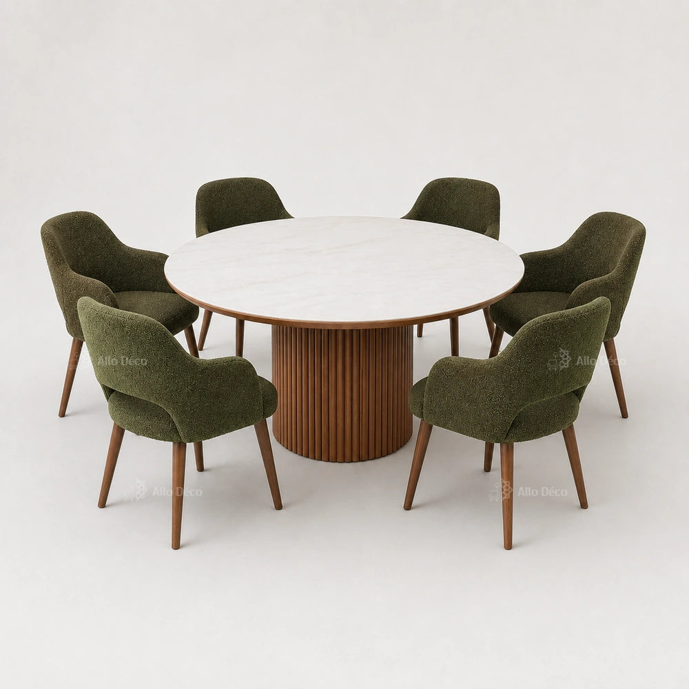 Pack Table SOLENA OSLO Allodeco – Ensemble Salle à Manger