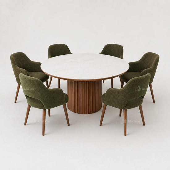 Pack Table SOLENA OSLO Allodeco – Ensemble Salle à Manger