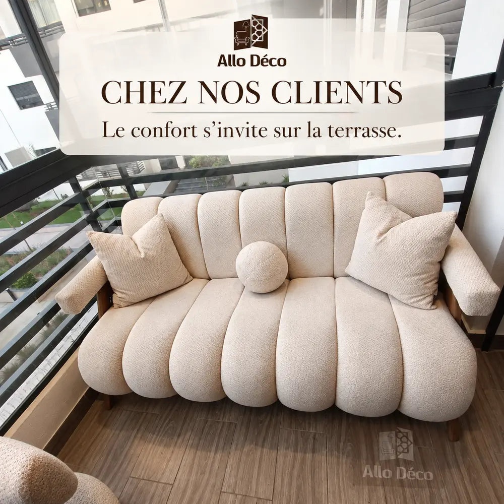 Canapé CANAVARO 2 Places Allodeco – Design Contemporain