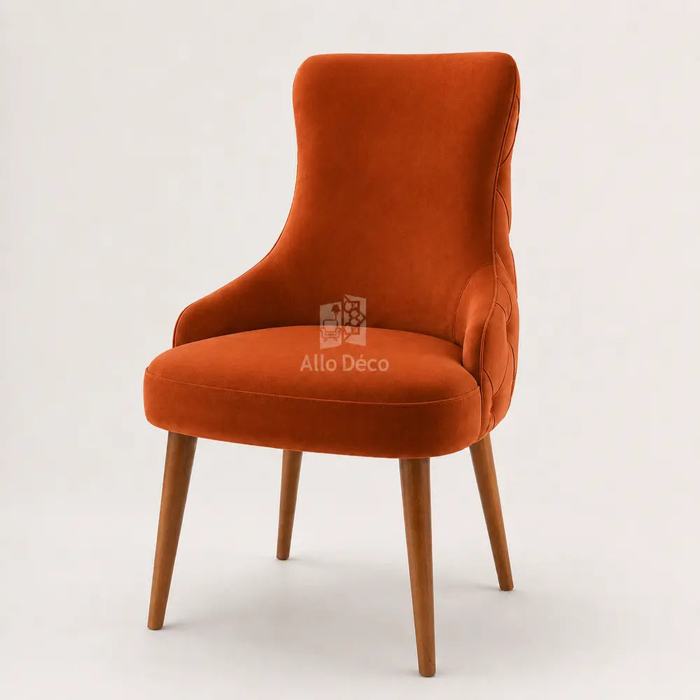 Chaise PRESTIGE Allodeco – Hêtre massif & tissu anti-tache