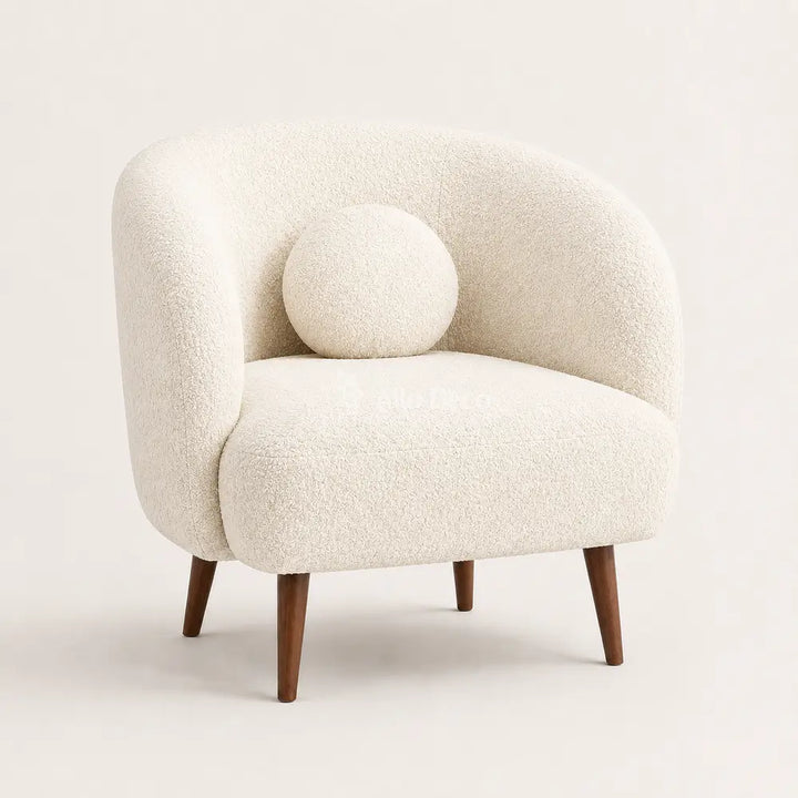 Fauteuil MYLO Allodeco – Bouclette Compact & Confortable