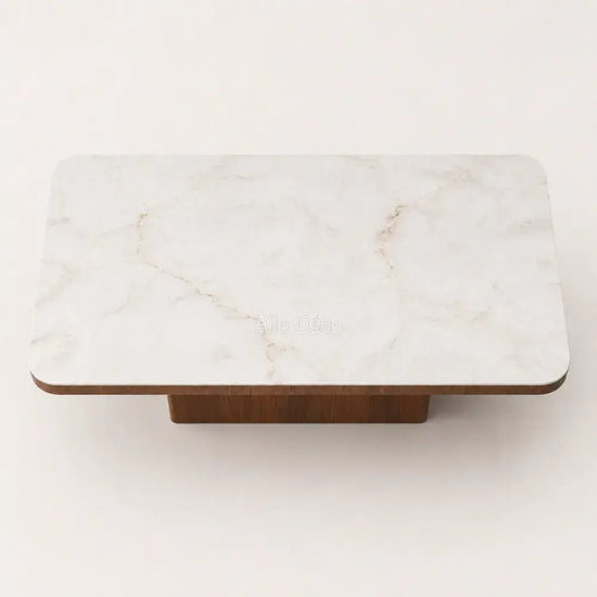 Table VENEZIA Allodeco – Céramique & finition noyer