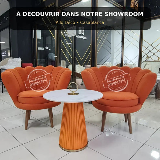Fauteuil Coquillage Allodeco – Design Élégant & Enveloppant