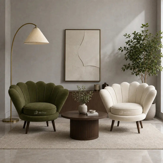 Fauteuil Coquillage Allodeco – Design Élégant & Enveloppant