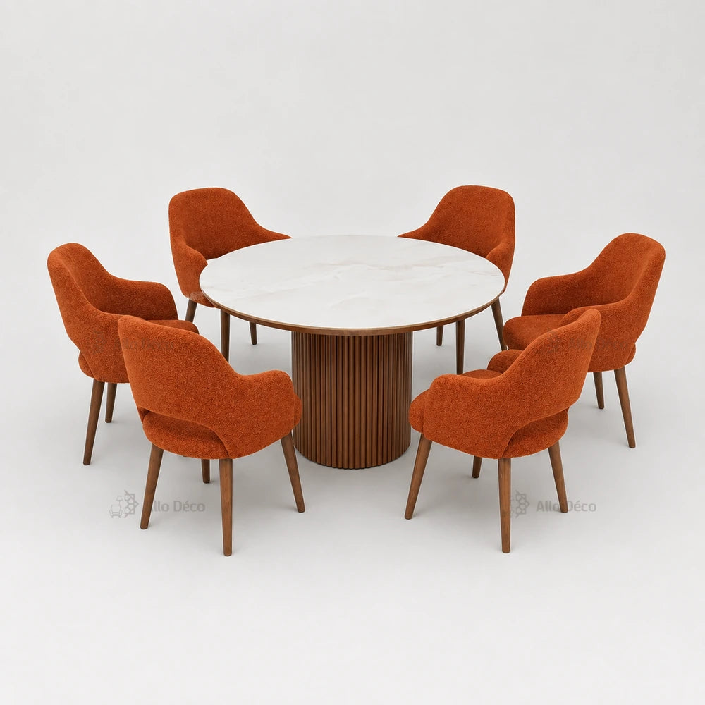 Pack Table SOLENA OSLO Allodeco – Ensemble Salle à Manger