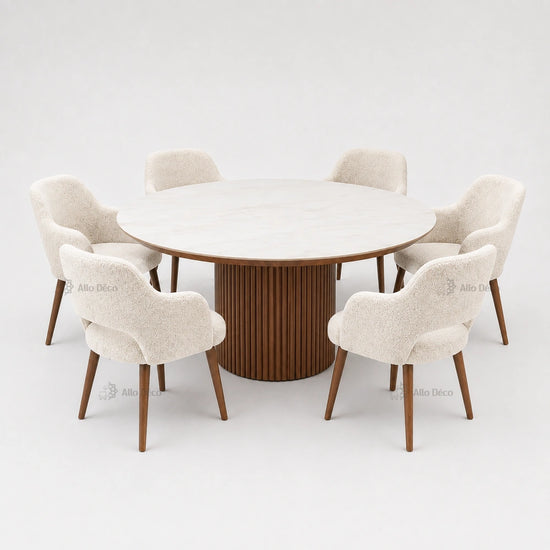 Pack Table SOLENA OSLO Allodeco – Ensemble Salle à Manger