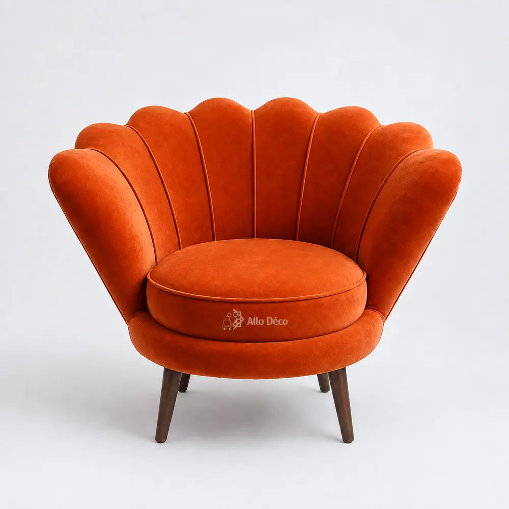 Fauteuil Coquillage Allodeco – Design Élégant & Enveloppant