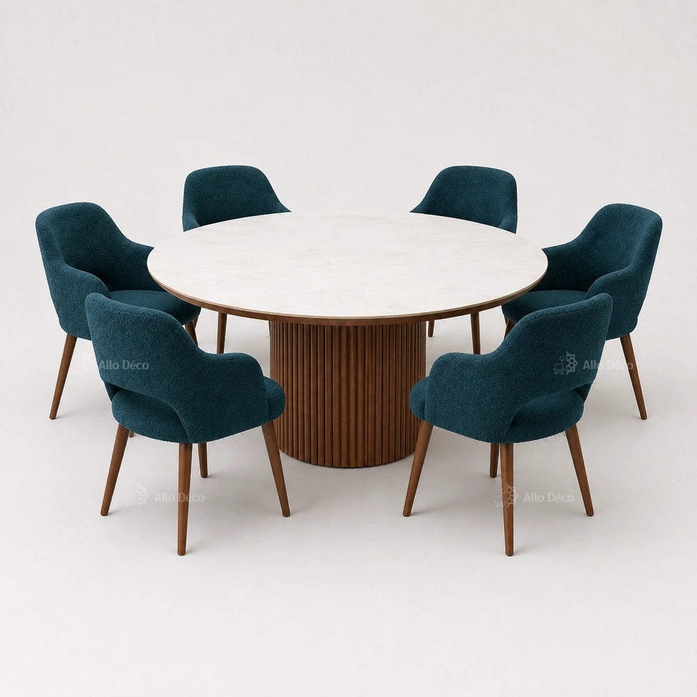 Pack Table SOLENA OSLO Allodeco – Ensemble Salle à Manger