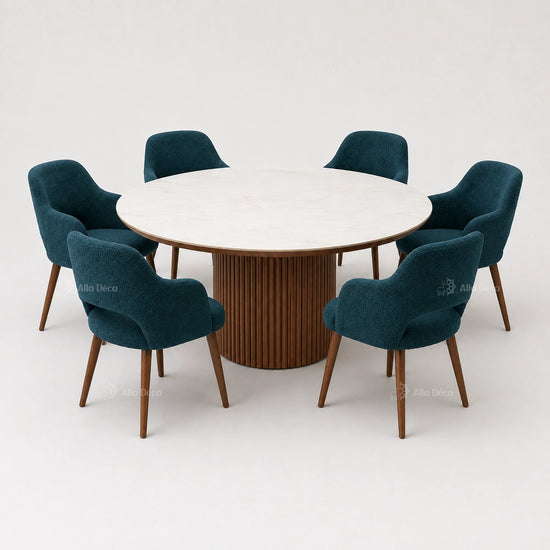 Pack Table SOLENA OSLO Allodeco – Ensemble Salle à Manger