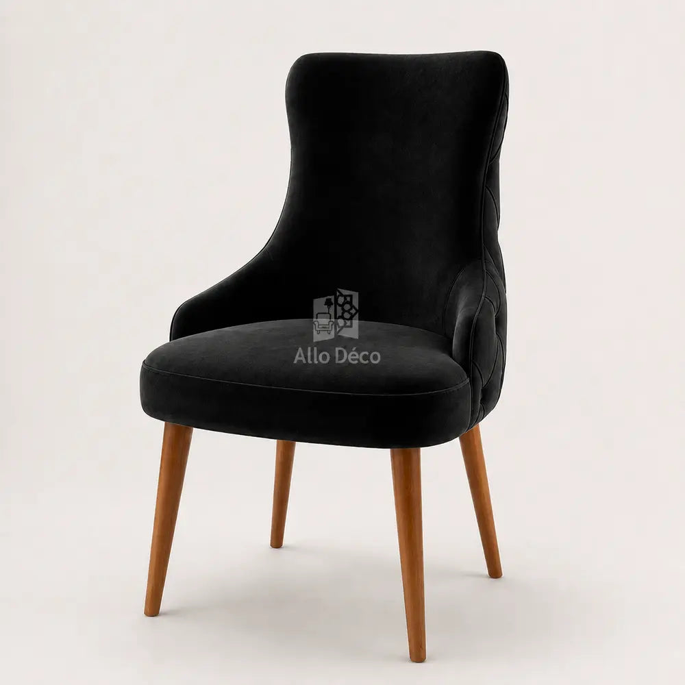 Chaise PRESTIGE Allodeco – Hêtre massif & tissu anti-tache