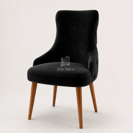 Chaise PRESTIGE Allodeco – Hêtre massif & tissu anti-tache