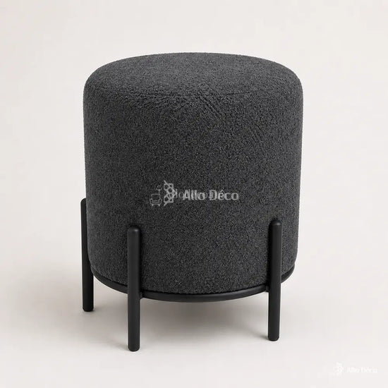 Pouf SÉRÉNA Allodeco – Design Compact & Structure Métal
