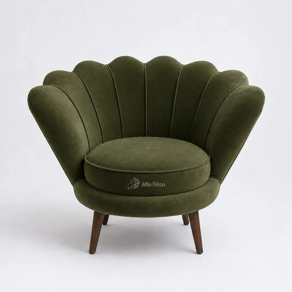 Fauteuil Coquillage Allodeco – Design Élégant & Enveloppant