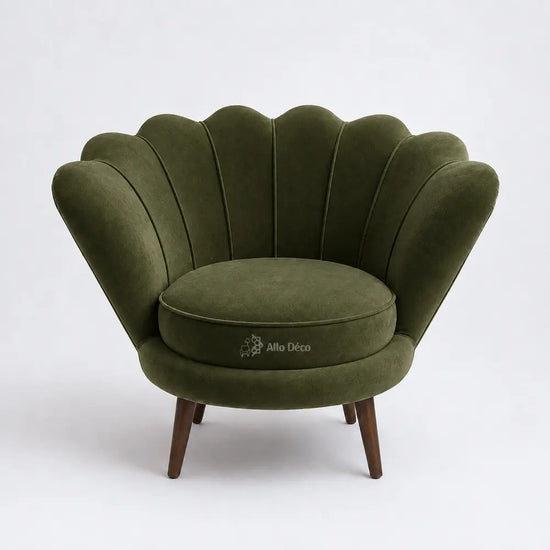 Fauteuil Coquillage Allodeco – Design Élégant & Enveloppant
