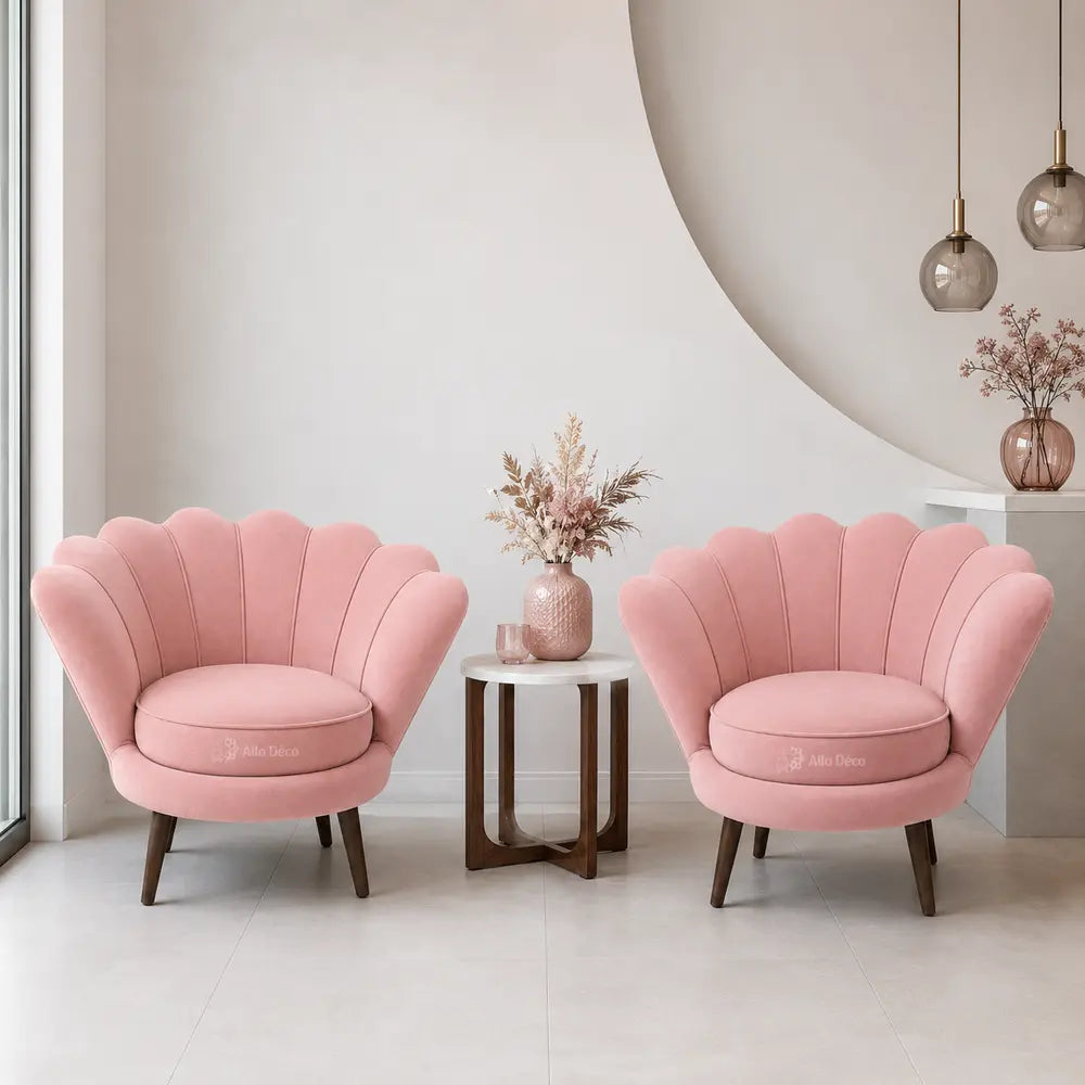 Fauteuil Coquillage Allodeco – Design Élégant & Enveloppant
