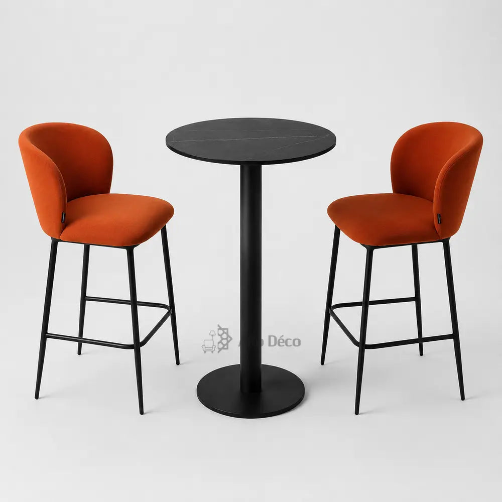 Table Haute MONZA Allodeco – Design Minimaliste & Pied Central