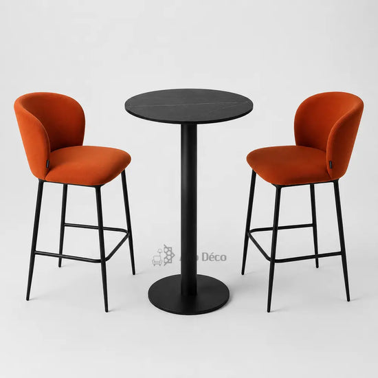 Table Haute MONZA Allodeco – Design Minimaliste & Pied Central
