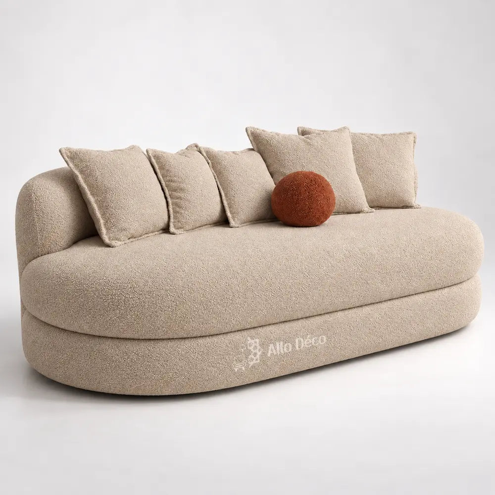 Canapé SANTIAGO Allodeco – Design Arrondi & Confort Premium