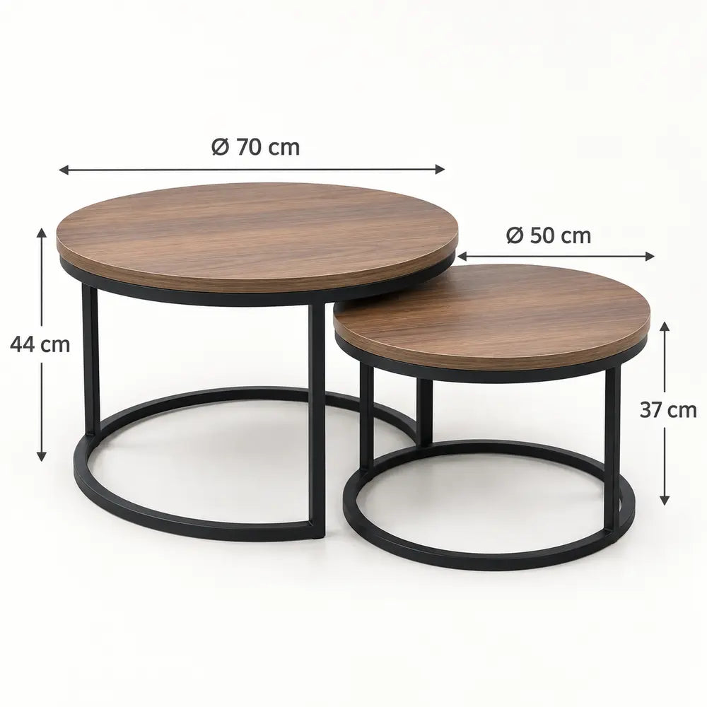Tables Gigognes Torino Allodeco – Gain de Place Design