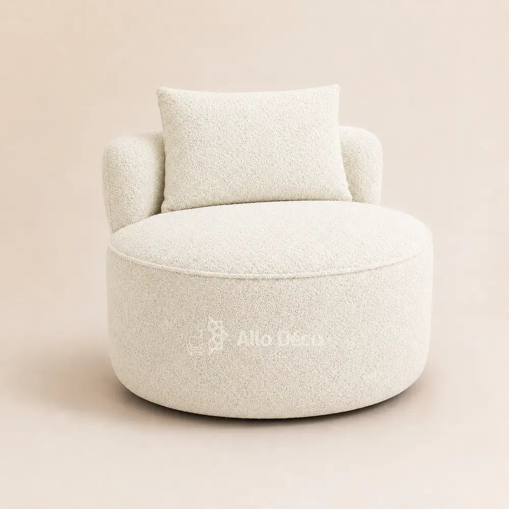 Fauteuil BAMBO 90 cm Allodeco – Rond & bouclette cosy