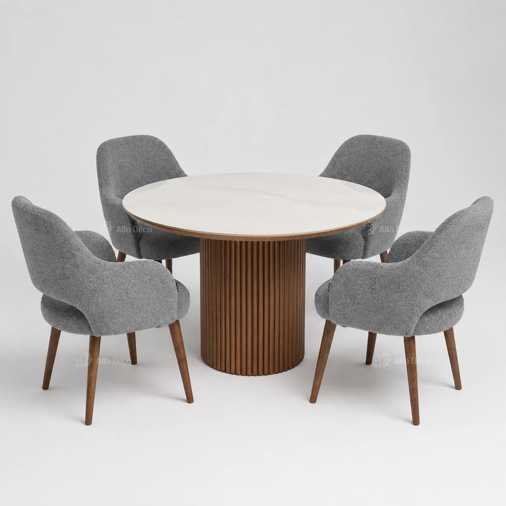 Pack Table SOLENA OSLO Allodeco – Ensemble Salle à Manger