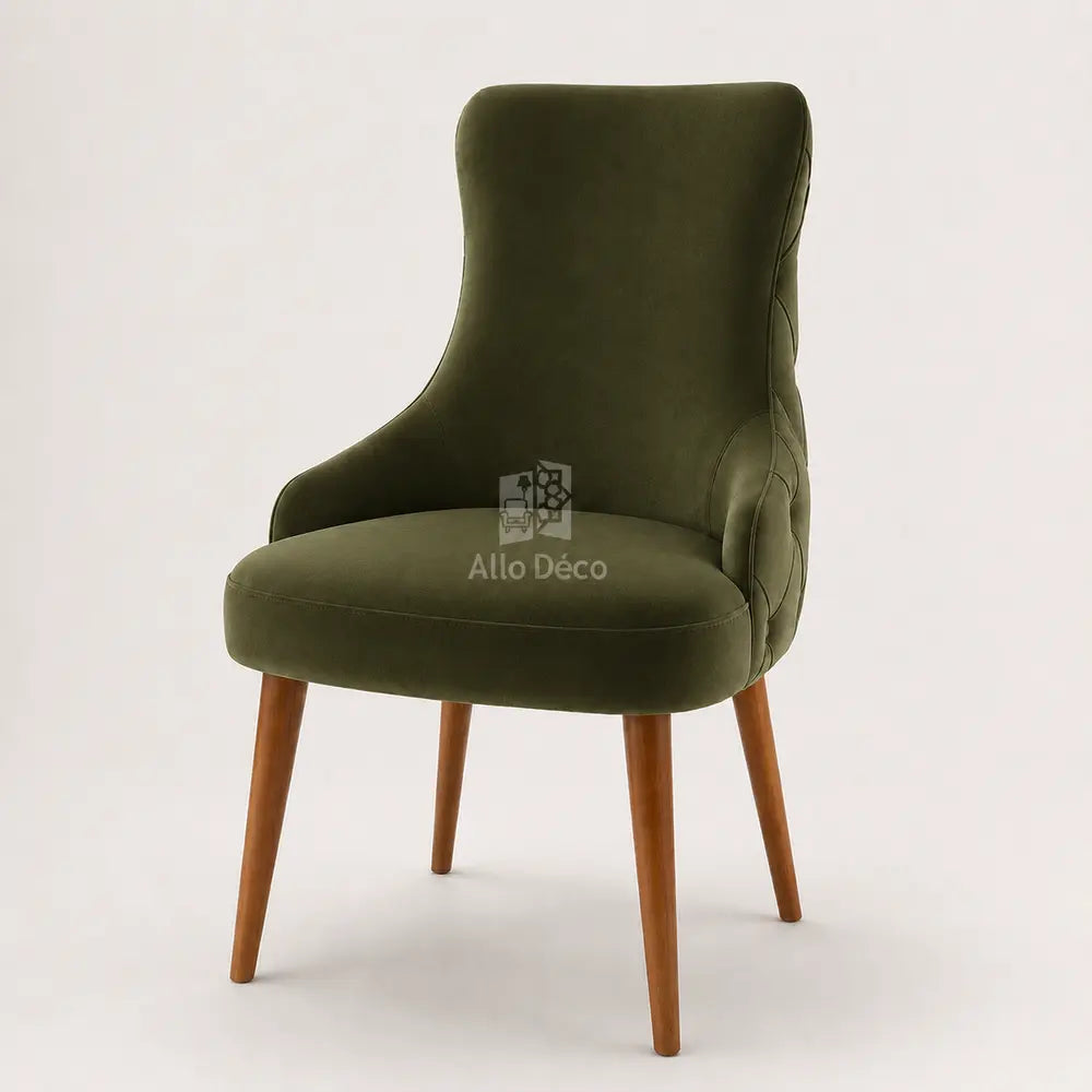 Chaise PRESTIGE Allodeco – Hêtre massif & tissu anti-tache