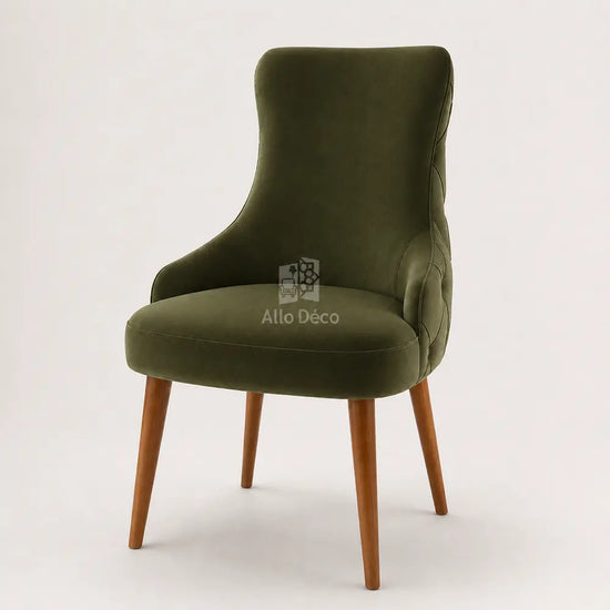 Chaise PRESTIGE Allodeco – Hêtre massif & tissu anti-tache