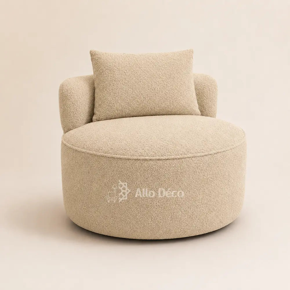 Fauteuil BAMBO 90 cm Allodeco – Rond & bouclette cosy