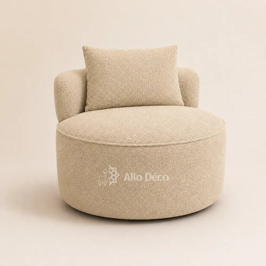 Fauteuil BAMBO 90 cm Allodeco – Rond & bouclette cosy