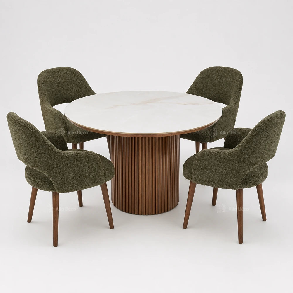 Pack Table SOLENA OSLO Allodeco – Ensemble Salle à Manger