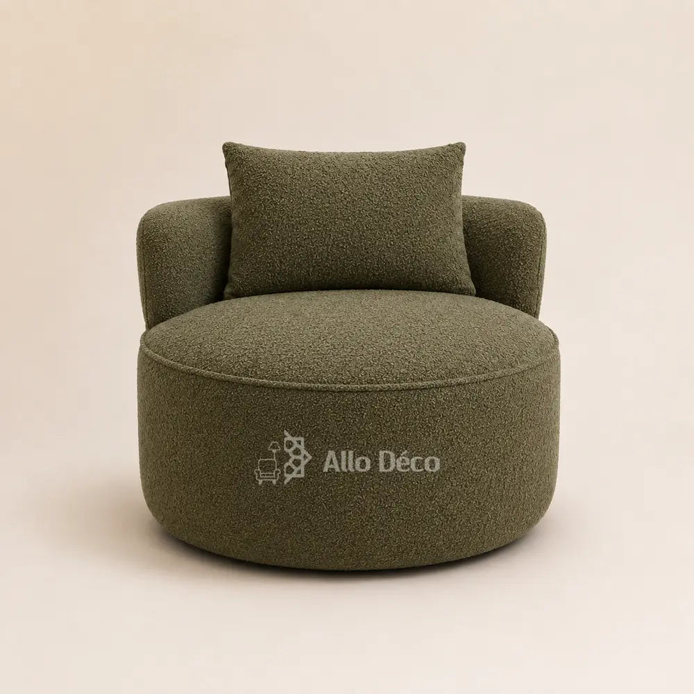 Fauteuil BAMBO 90 cm Allodeco – Rond & bouclette cosy