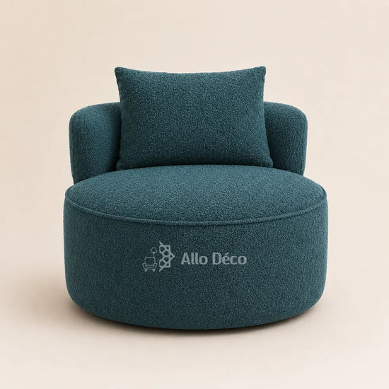Fauteuil BAMBO 90 cm Allodeco – Rond & bouclette cosy