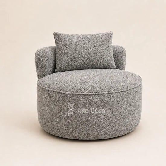 Fauteuil BAMBO 90 cm Allodeco – Rond & bouclette cosy