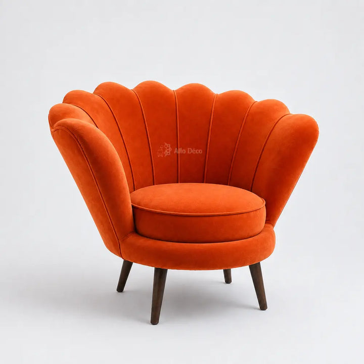 Fauteuil Coquillage Allodeco – Design Élégant & Enveloppant