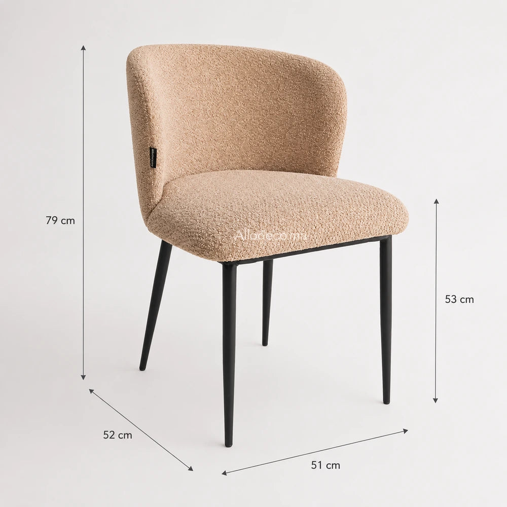 Chaise Cobra Allodeco – Design Moderne pour Salle à Manger