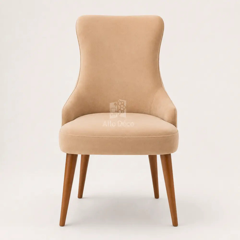 Chaise PRESTIGE Allodeco – Hêtre massif & tissu anti-tache