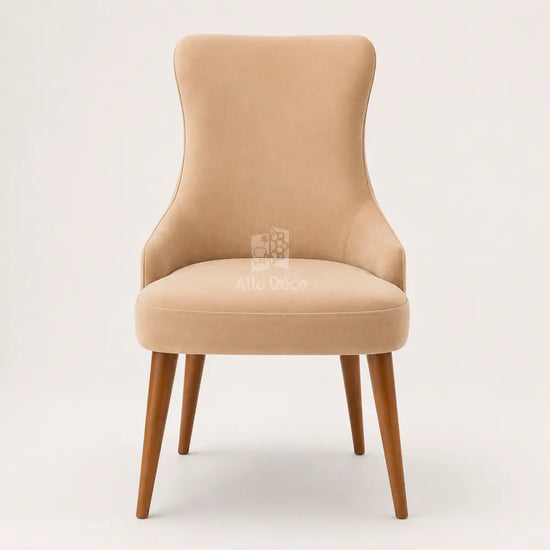 Chaise PRESTIGE Allodeco – Hêtre massif & tissu anti-tache