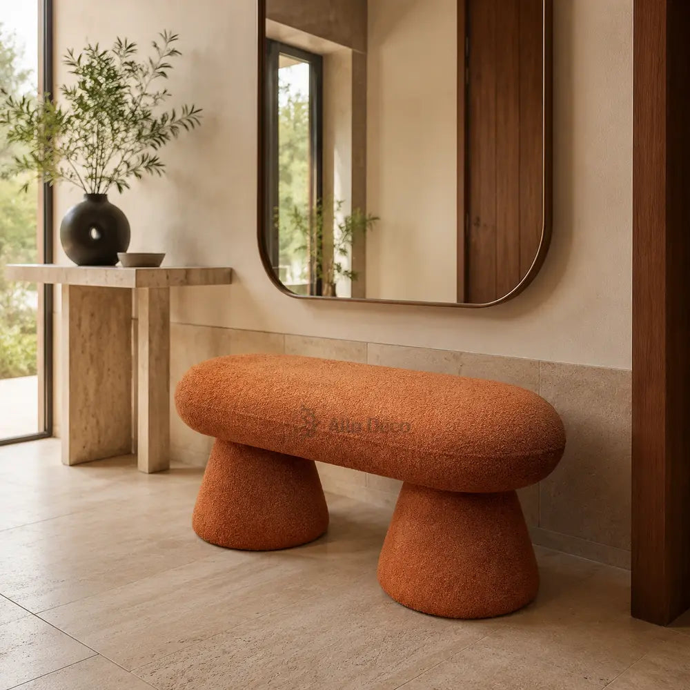 Banquette Pyramide Allodeco – Bouclette & Design Sculptural