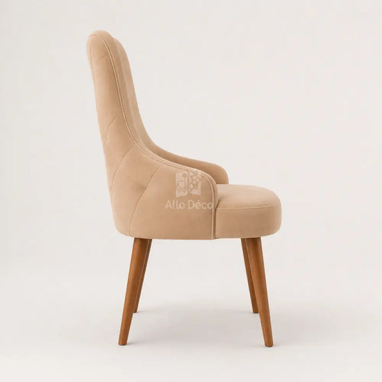 Chaise PRESTIGE Allodeco – Hêtre massif & tissu anti-tache