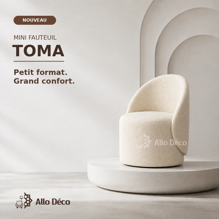 Mini Fauteuil TOMA Allodeco – Compact & Confortable
