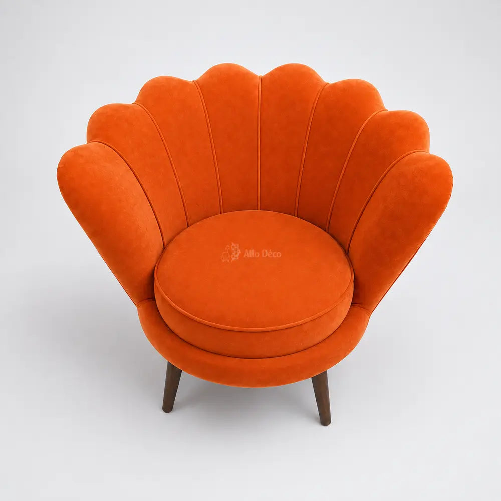 Fauteuil Coquillage Allodeco – Design Élégant & Enveloppant