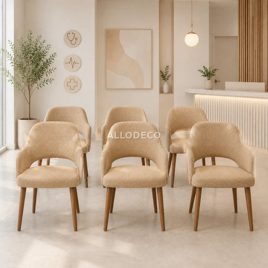 Chaise OSLO Allodeco – Design scandinave en hêtre massif