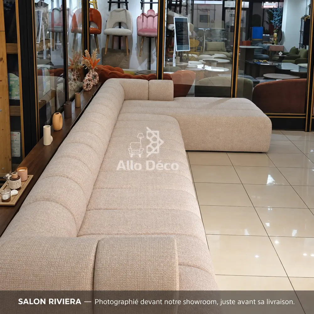 Salon en L Riviera Allodeco – Confort & Design Moderne