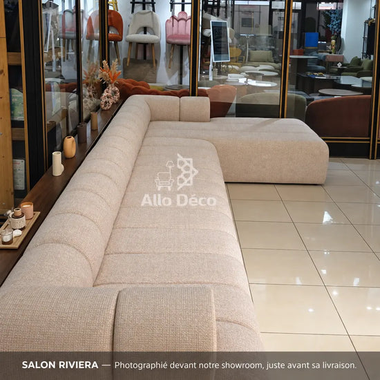 Salon en L Riviera Allodeco – Confort & Design Moderne