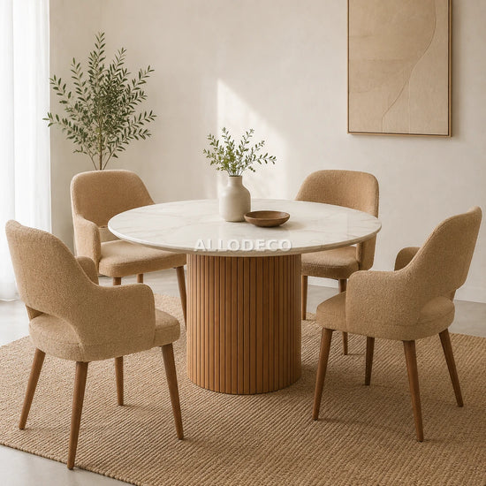 Chaise OSLO Allodeco – Design scandinave en hêtre massif