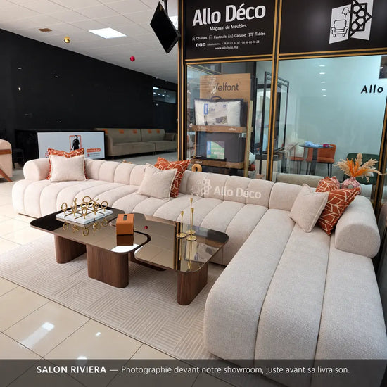 Salon en L Riviera Allodeco – Confort & Design Moderne