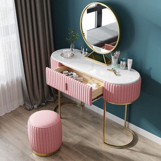 Pack Coiffeuse + Tabouret + Miroir Maroc