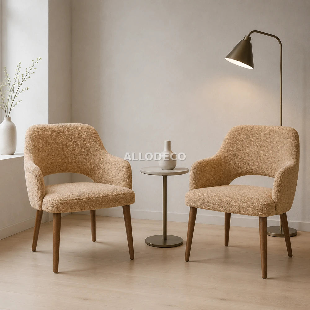 Chaise OSLO Allodeco – Design scandinave en hêtre massif