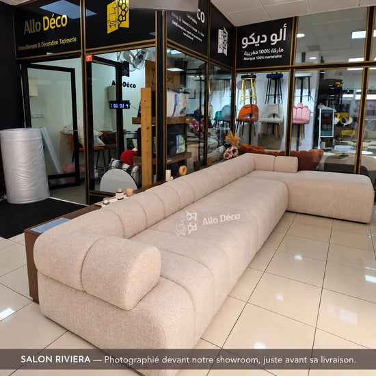 Salon en L Riviera Allodeco – Confort & Design Moderne